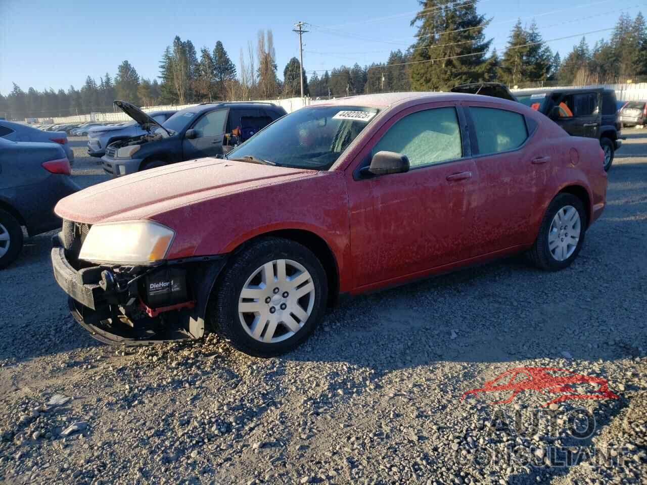 DODGE AVENGER 2013 - 1C3CDZAB1DN621556