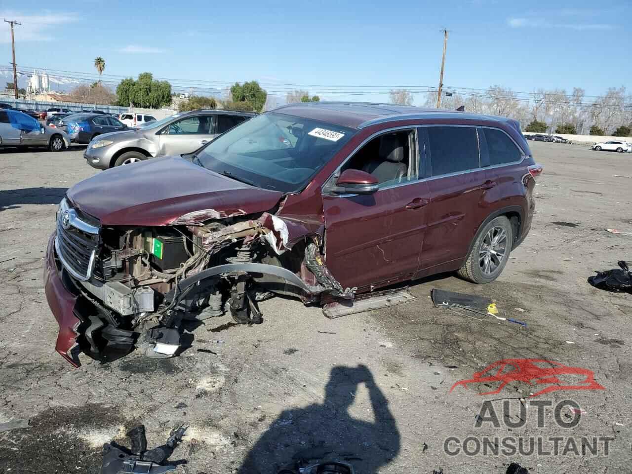 TOYOTA HIGHLANDER 2016 - 5TDKKRFH7GS130823