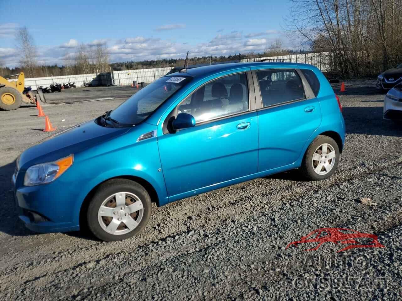 CHEVROLET AVEO 2009 - KL1TD66E69B668367