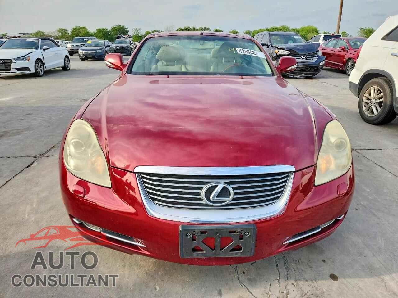 LEXUS SC300 2010 - JTHFN2EY8A9021650