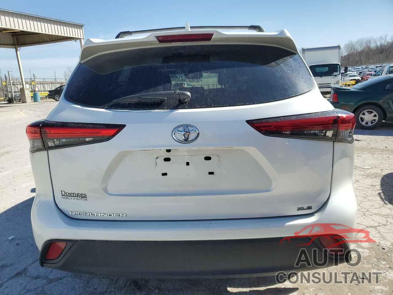 TOYOTA HIGHLANDER 2020 - 5TDGZRAHXLS503341