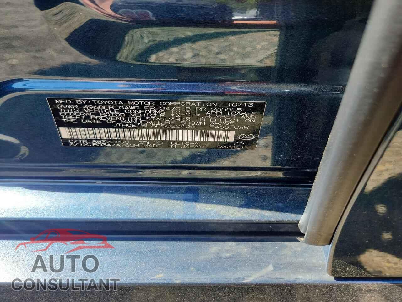 LEXUS GS350 2014 - JTHCE1BL8E5020436