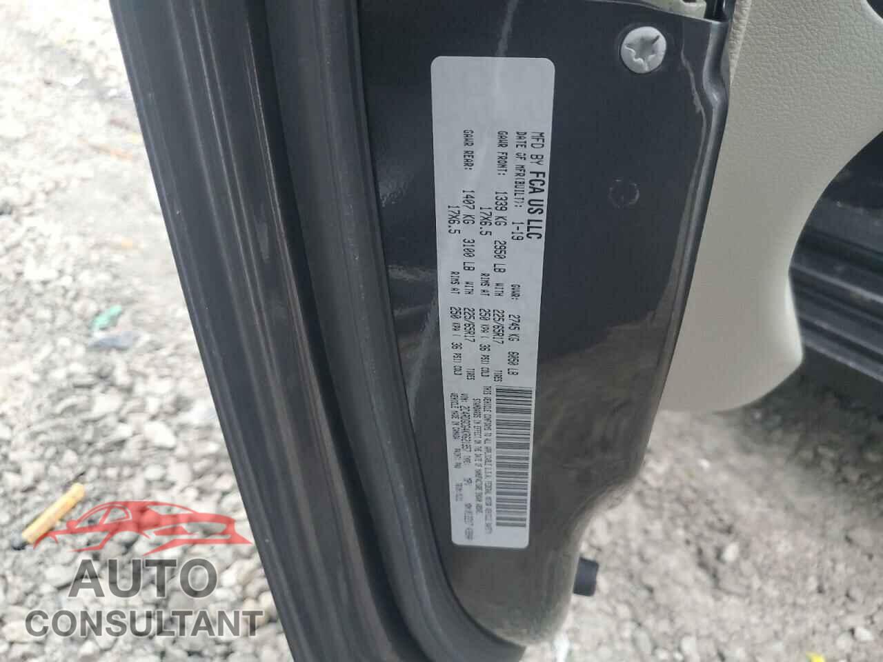DODGE CARAVAN 2019 - 2C4RDGCG4KR621957