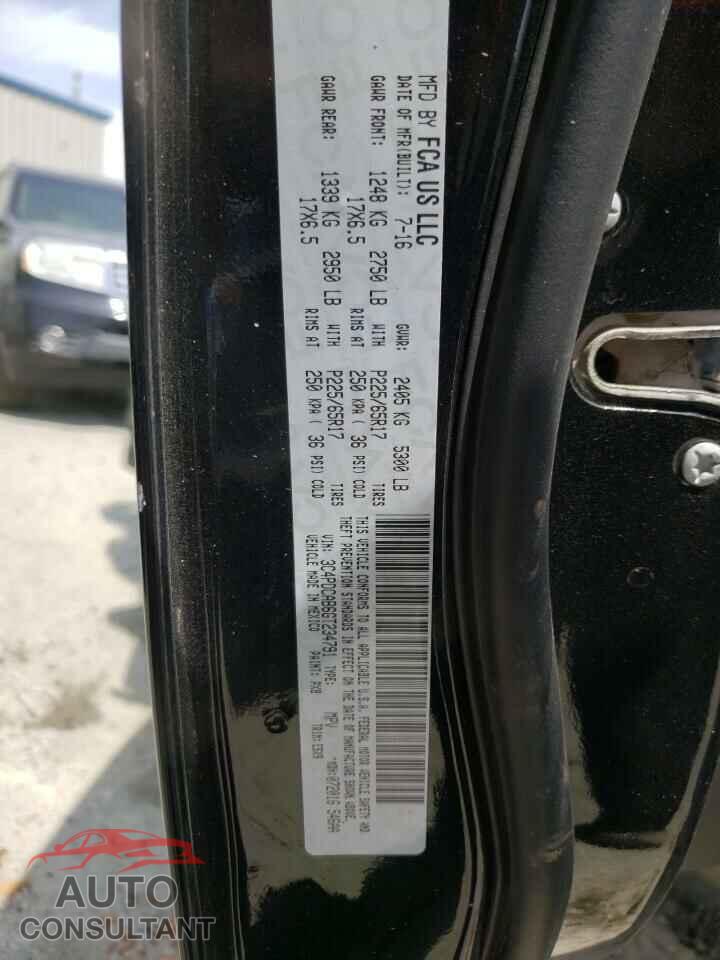 DODGE JOURNEY 2016 - 3C4PDCAB6GT234791