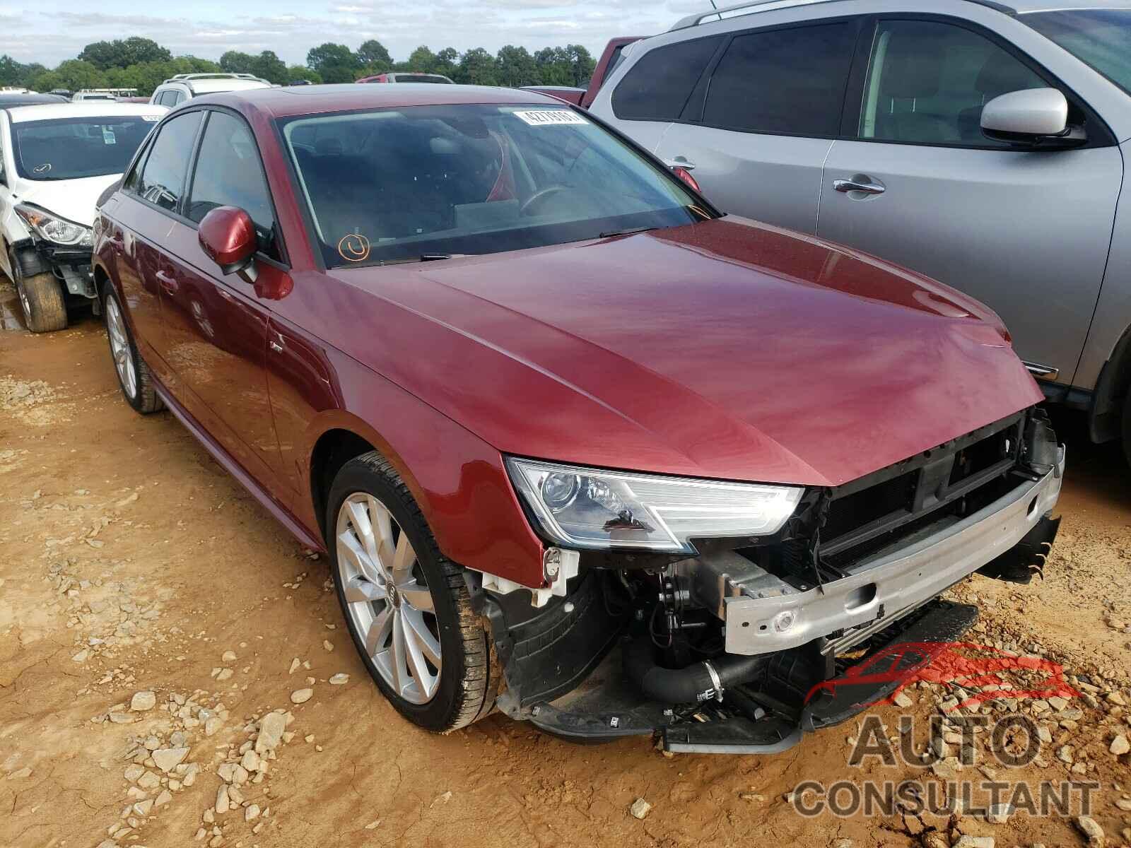 AUDI A4 2018 - WAUKMAF46JA222208