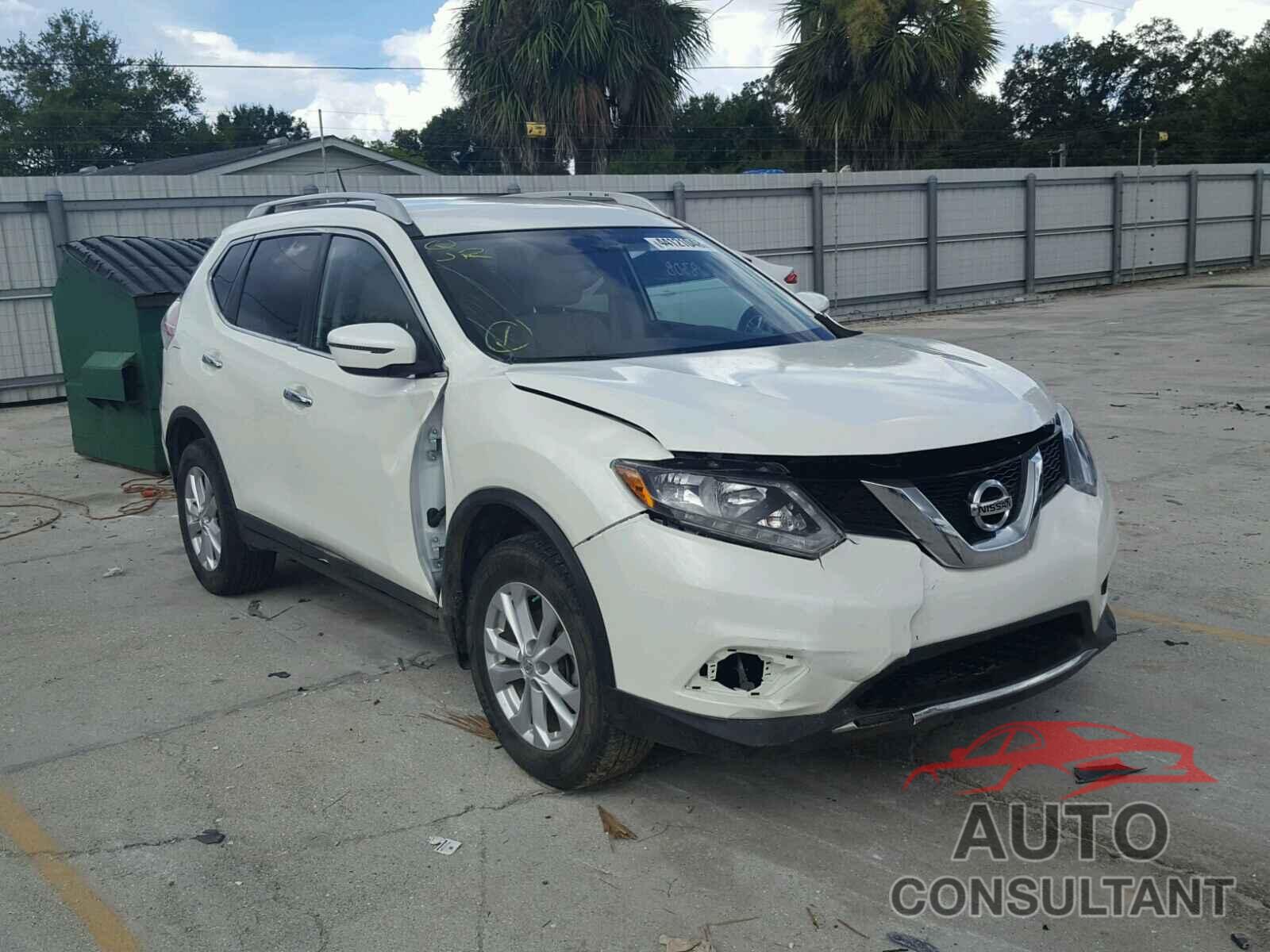 NISSAN ROGUE S 2016 - KNMAT2MTXGP644702