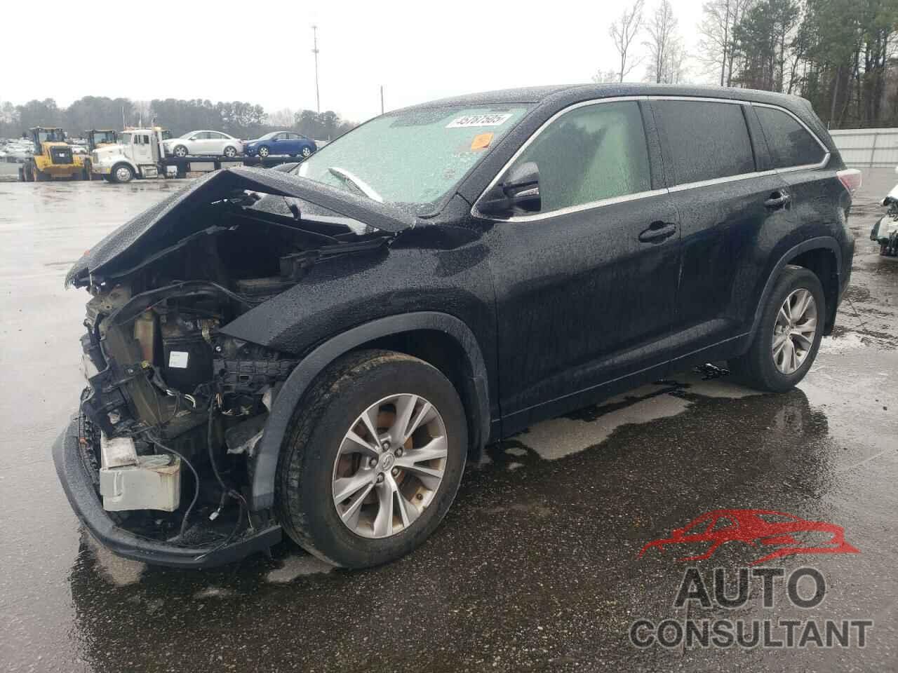 TOYOTA HIGHLANDER 2015 - 5TDBKRFH1FS141945