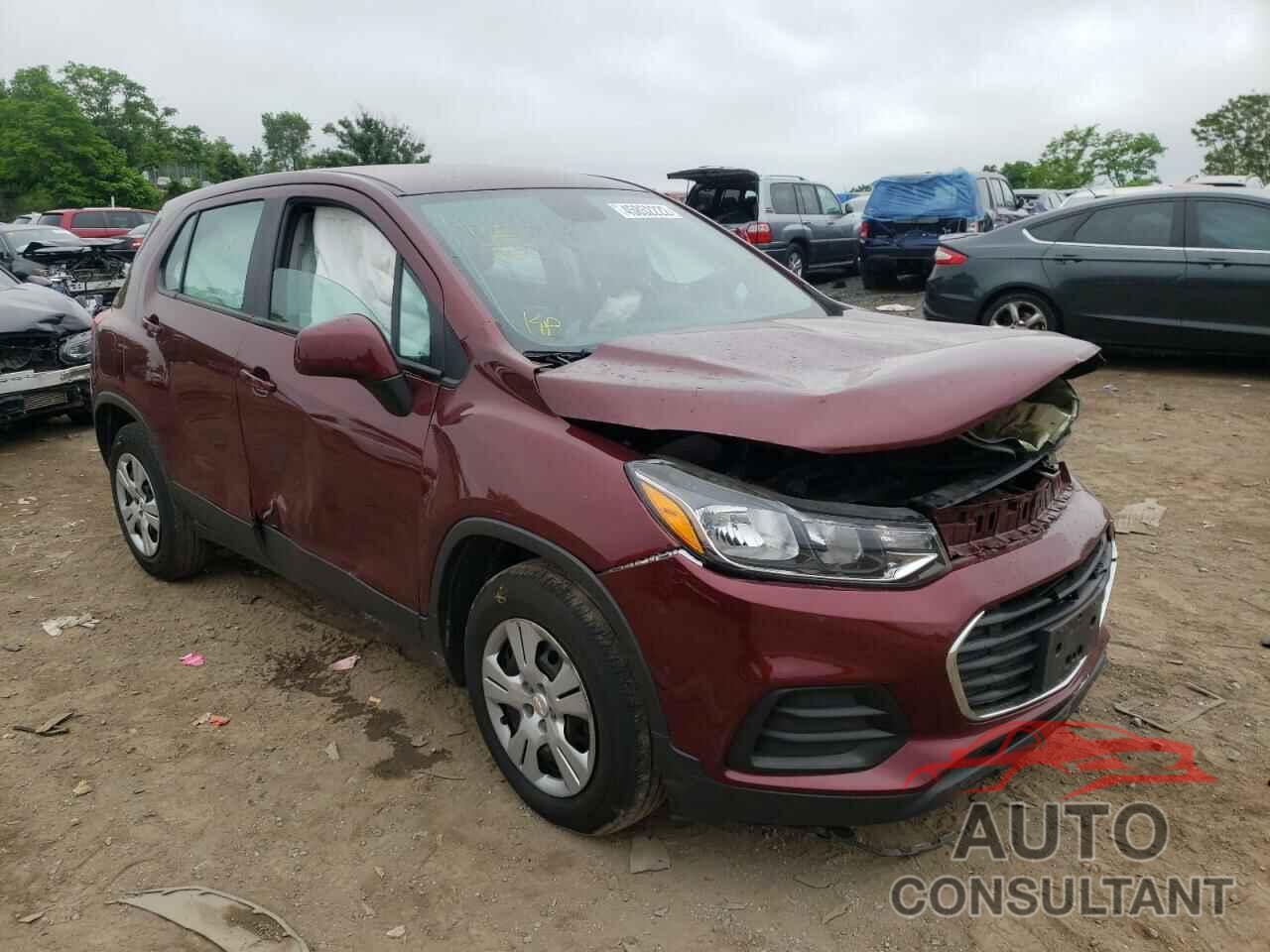 CHEVROLET TRAX 2017 - 3GNCJKSB6HL227865