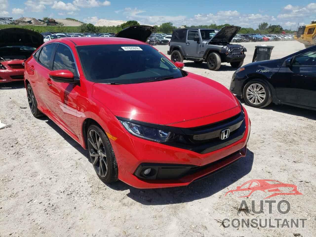 HONDA CIVIC 2021 - 2HGFC2F82MH556341