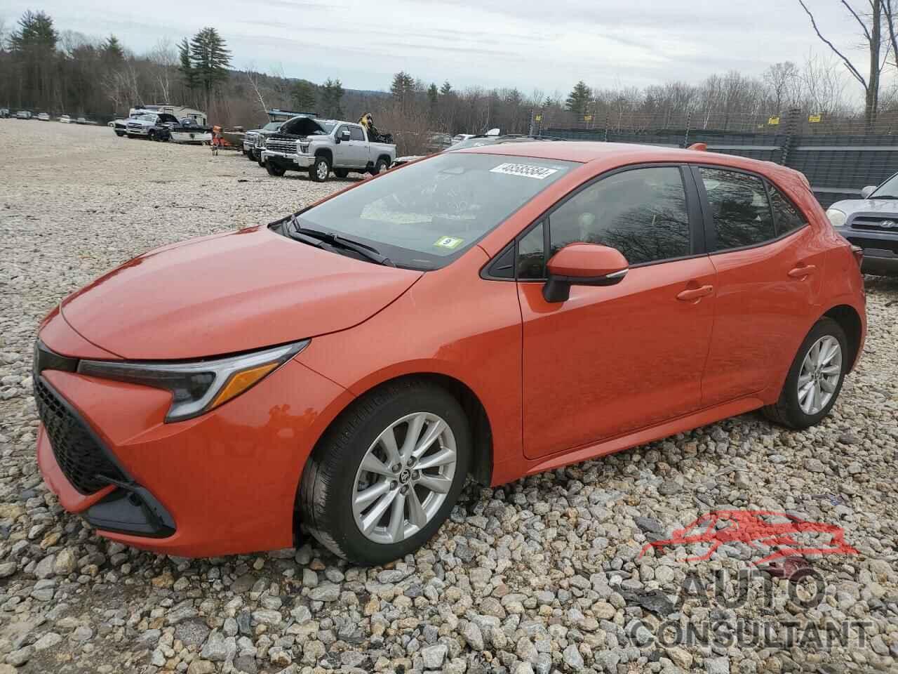 TOYOTA COROLLA 2023 - JTND4MBE8P3193685
