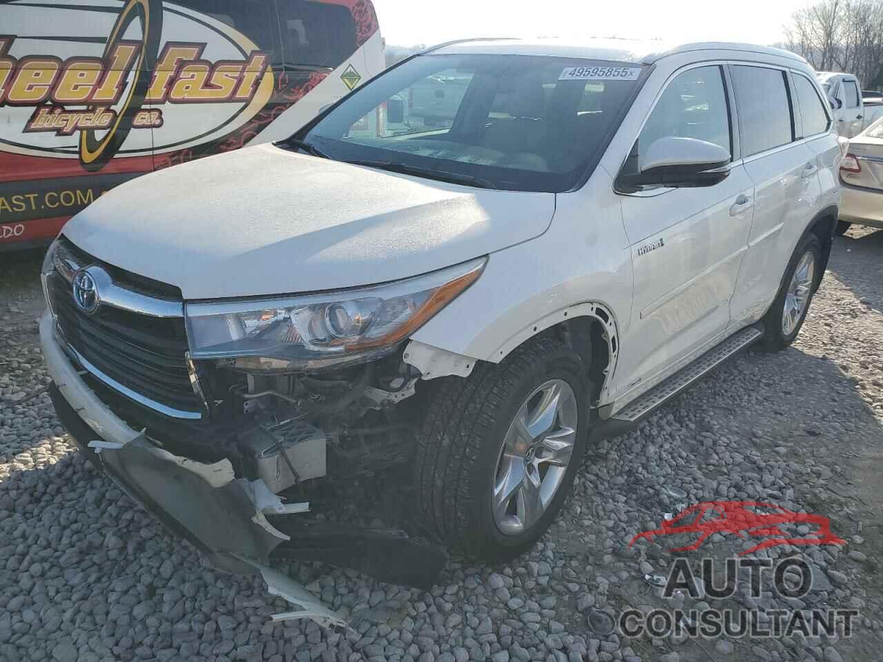 TOYOTA HIGHLANDER 2016 - 5TDDCRFH0GS017169