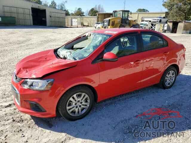 CHEVROLET SONIC 2017 - 1G1JB5SH6H4145488