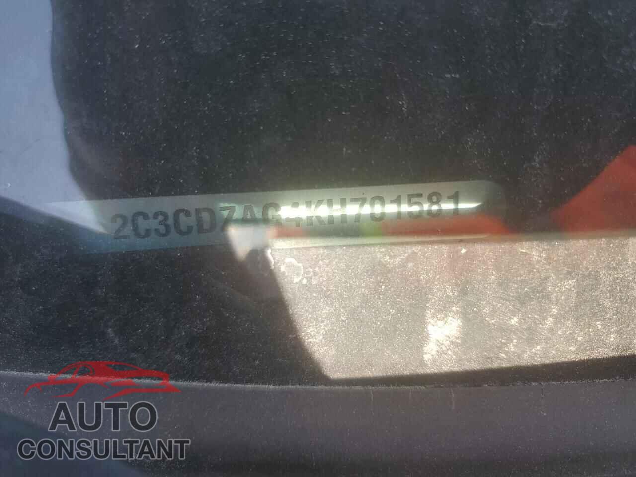 DODGE CHALLENGER 2019 - 2C3CDZAG4KH701581