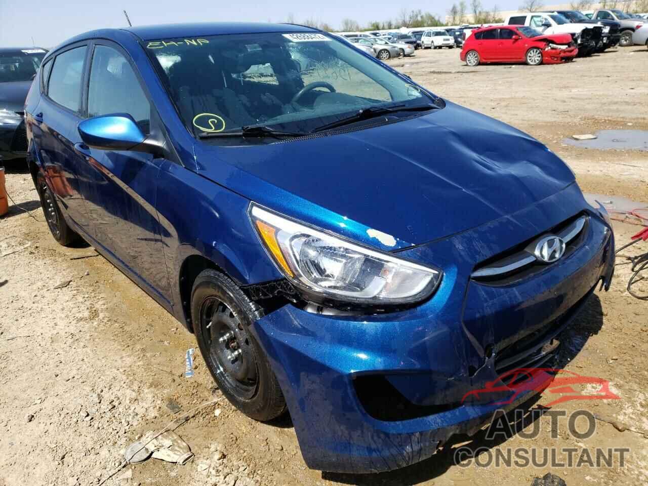 HYUNDAI ACCENT 2017 - KMHCT5AEXHU313035