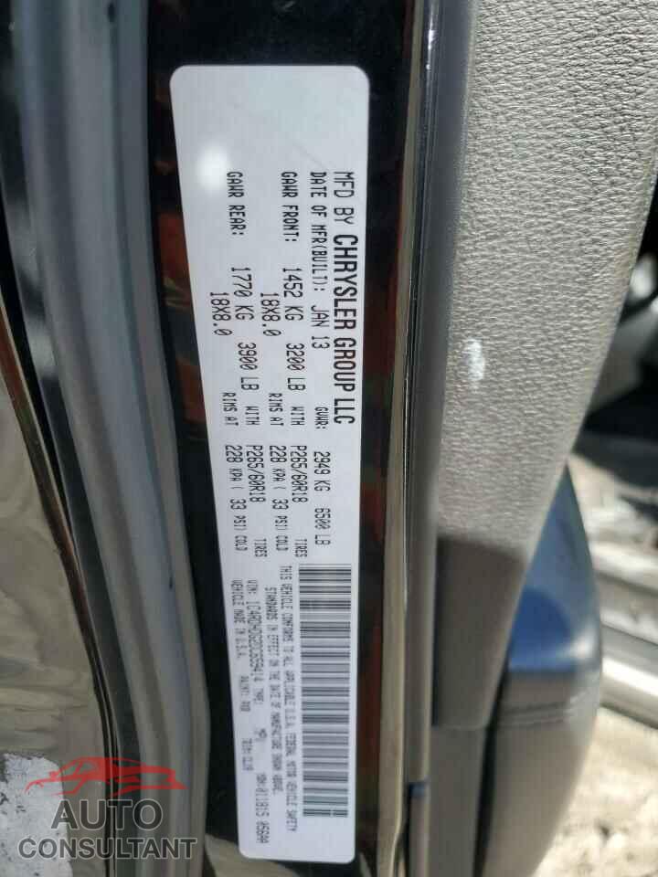 DODGE DURANGO 2013 - 1C4RDHDG2DC659414