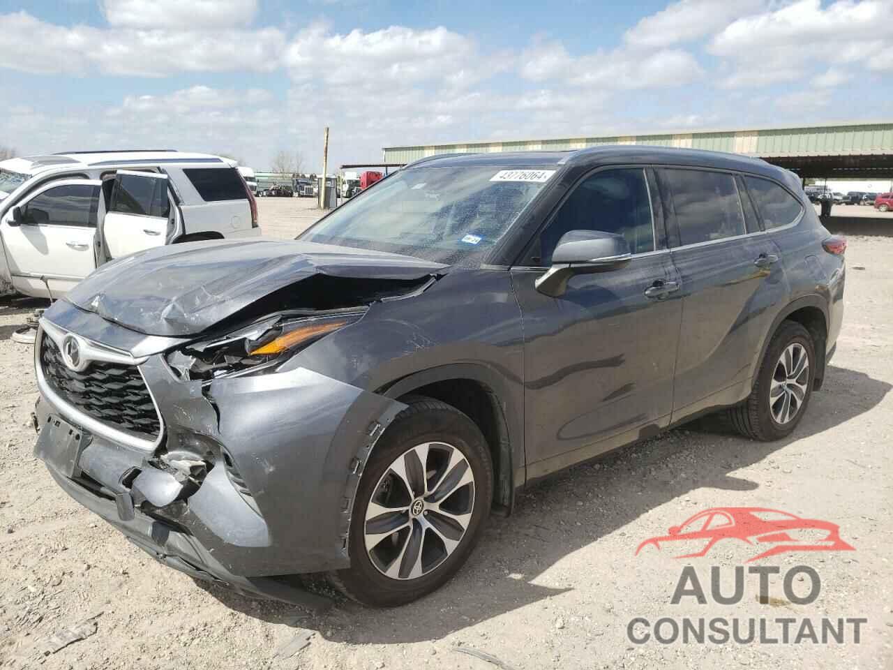 TOYOTA HIGHLANDER 2021 - 5TDGZRAHXMS034138