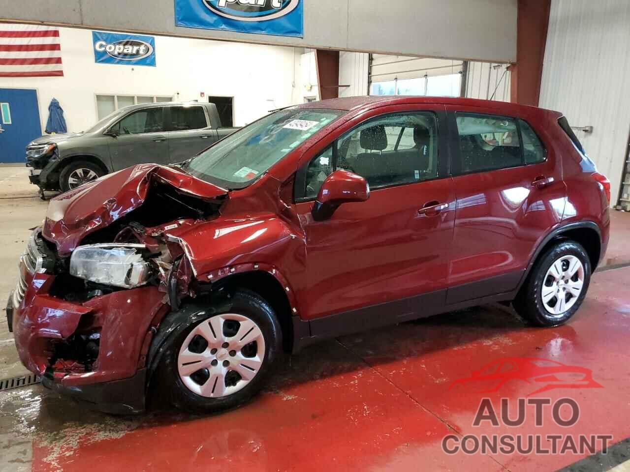 CHEVROLET TRAX 2016 - 3GNCJKSB3GL246212