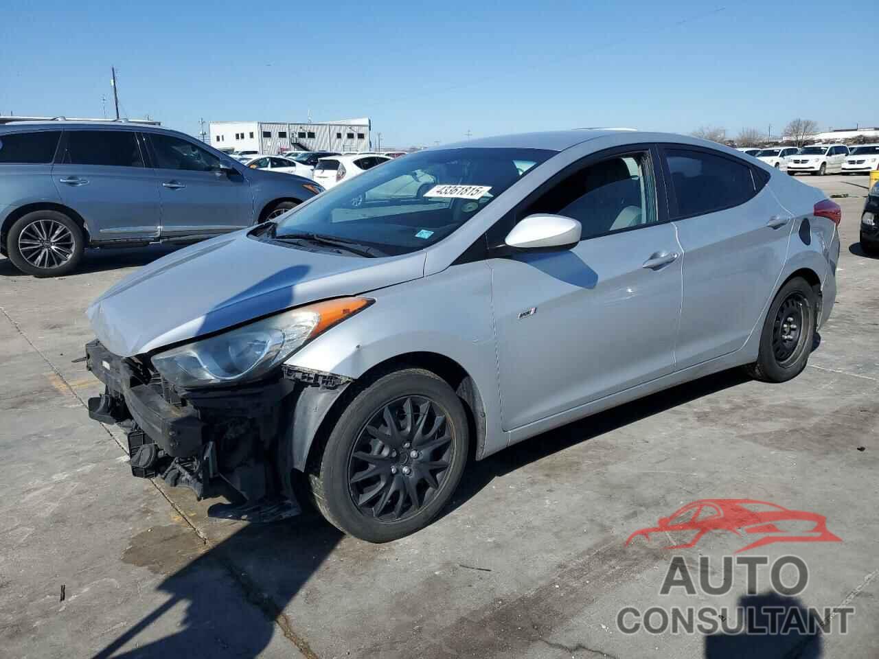 HYUNDAI ELANTRA 2012 - 5NPDH4AE3CH077741