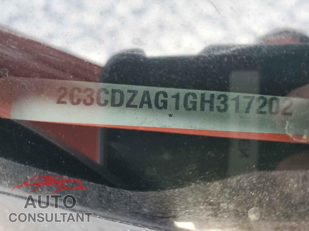 DODGE CHALLENGER 2016 - 2C3CDZAG1GH317202