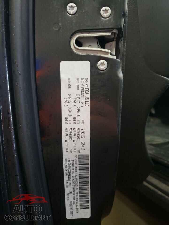 DODGE CARAVAN 2017 - 2C4RDGCG3HR612160