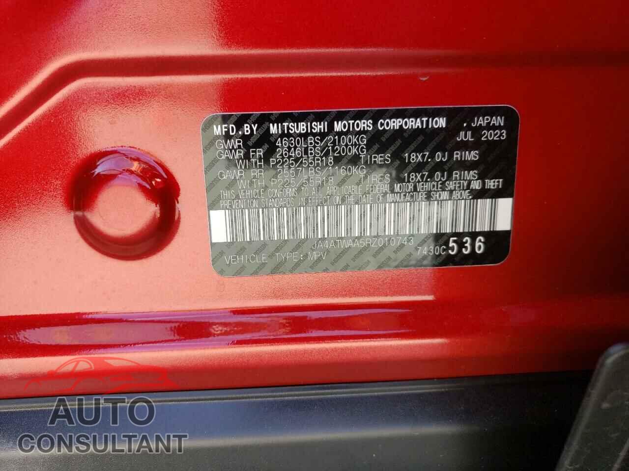 MITSUBISHI ECLIPSE 2024 - JA4ATWAA5RZ010743