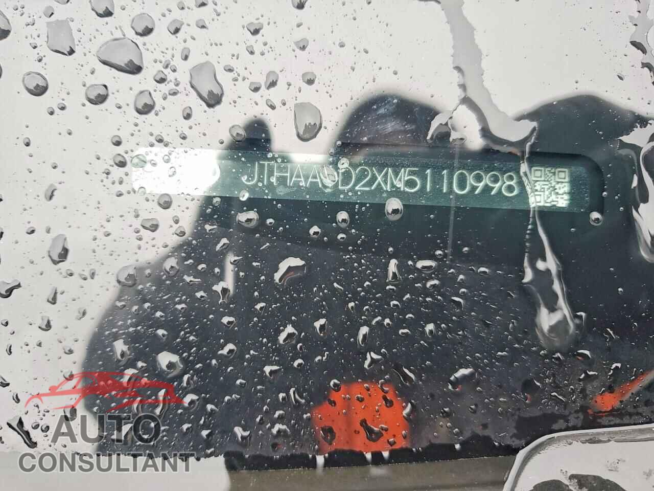 LEXUS IS 2021 - JTHAA1D2XM5110998