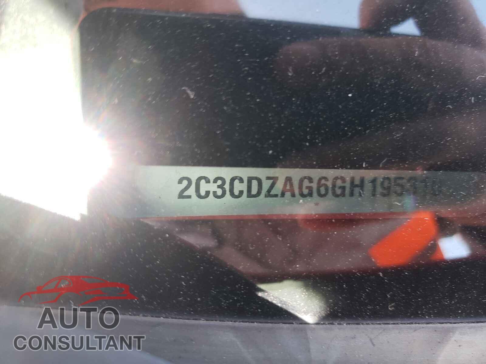DODGE CHALLENGER 2016 - 2C3CDZAG6GH195310