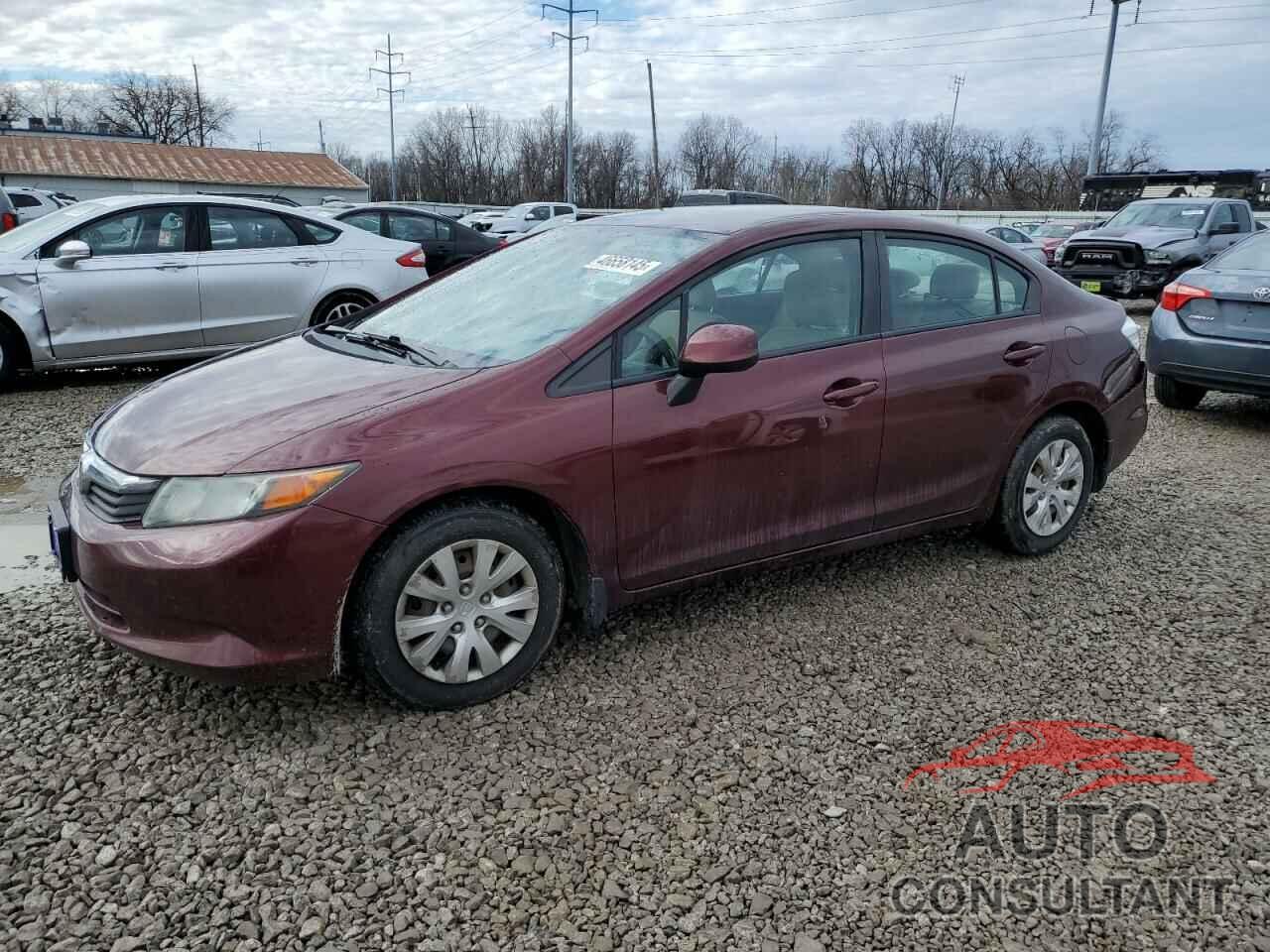 HONDA CIVIC 2012 - 19XFB2F59CE104436