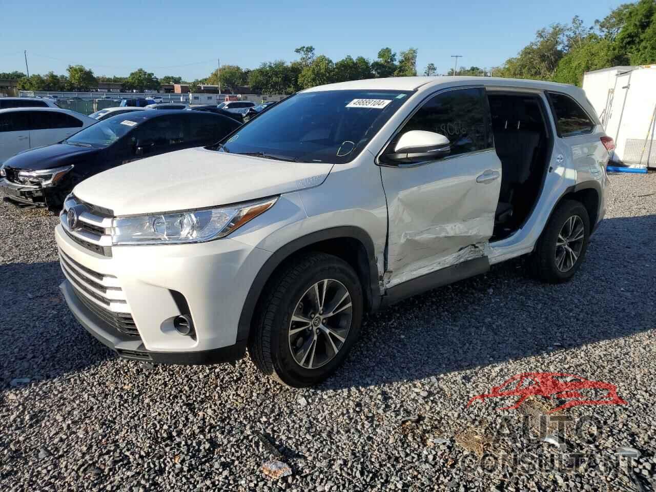 TOYOTA HIGHLANDER 2019 - 5TDZZRFH4KS360337