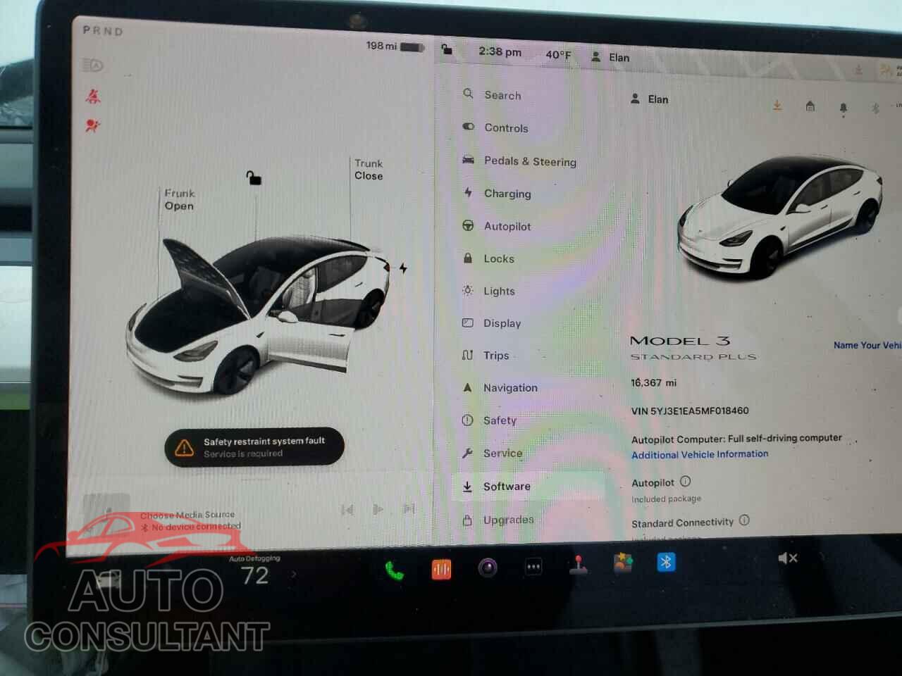 TESLA MODEL 3 2021 - 5YJ3E1EA5MF018460