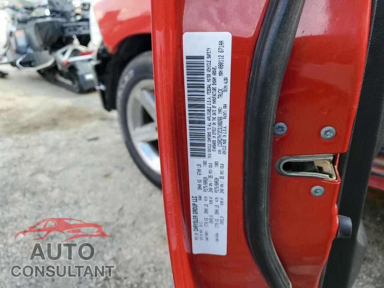 DODGE RAM 1500 2012 - 1C6RD7HT2CS108266