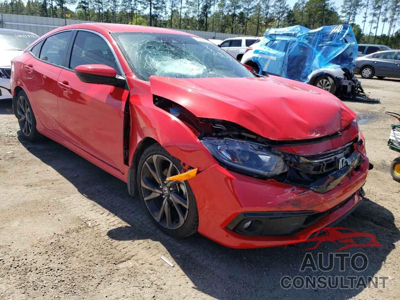 HONDA CIVIC 2019 - 2HGFC2F86KH548563