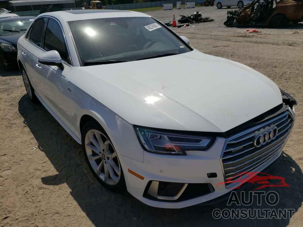 AUDI A4 2019 - WAUENAF4XKA116324