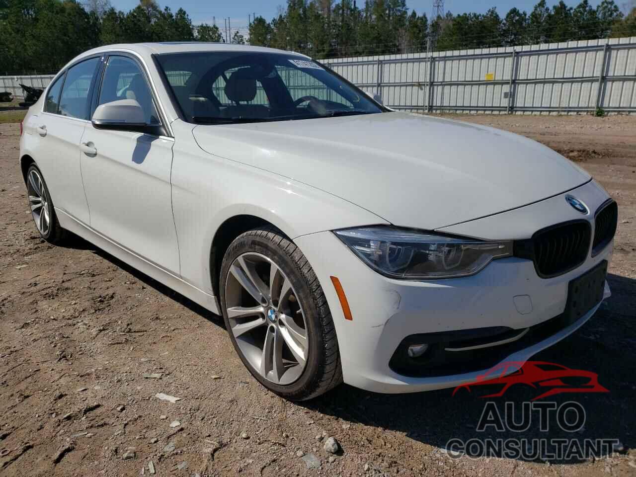 BMW 3 SERIES 2017 - WBA8B9G54HNU51415