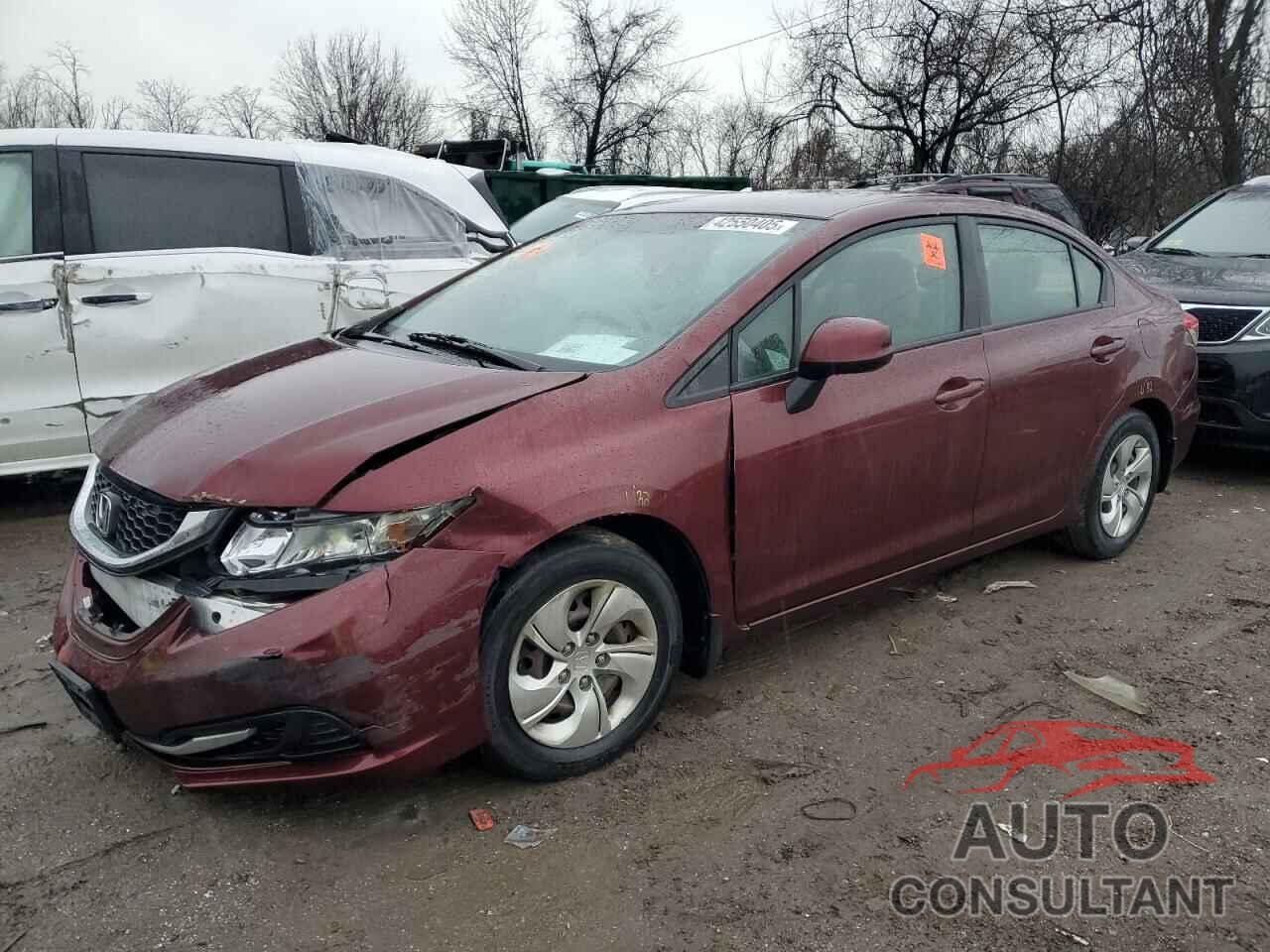 HONDA CIVIC 2013 - 2HGFB2F52DH507133
