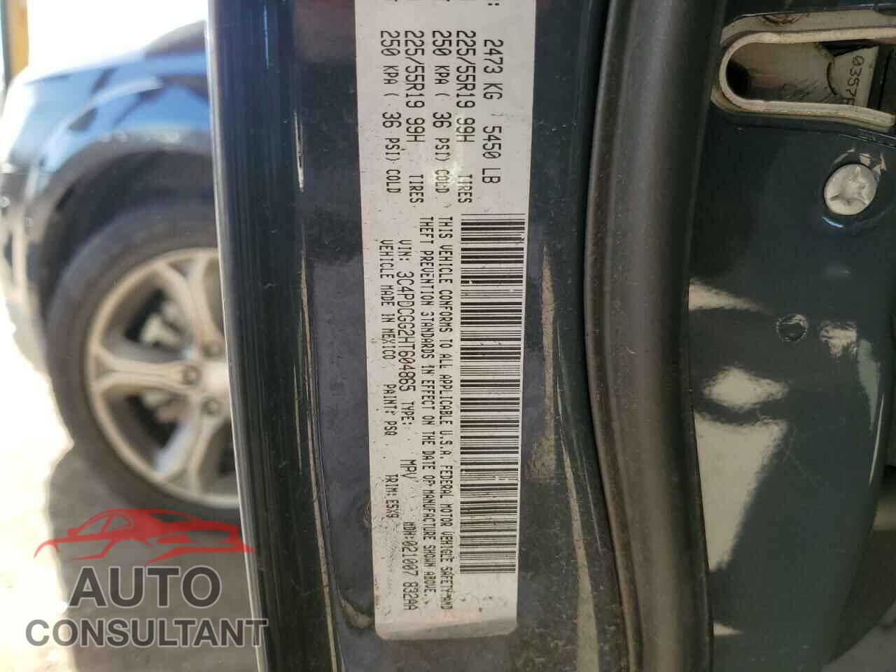DODGE JOURNEY 2017 - 3C4PDCGG2HT604865