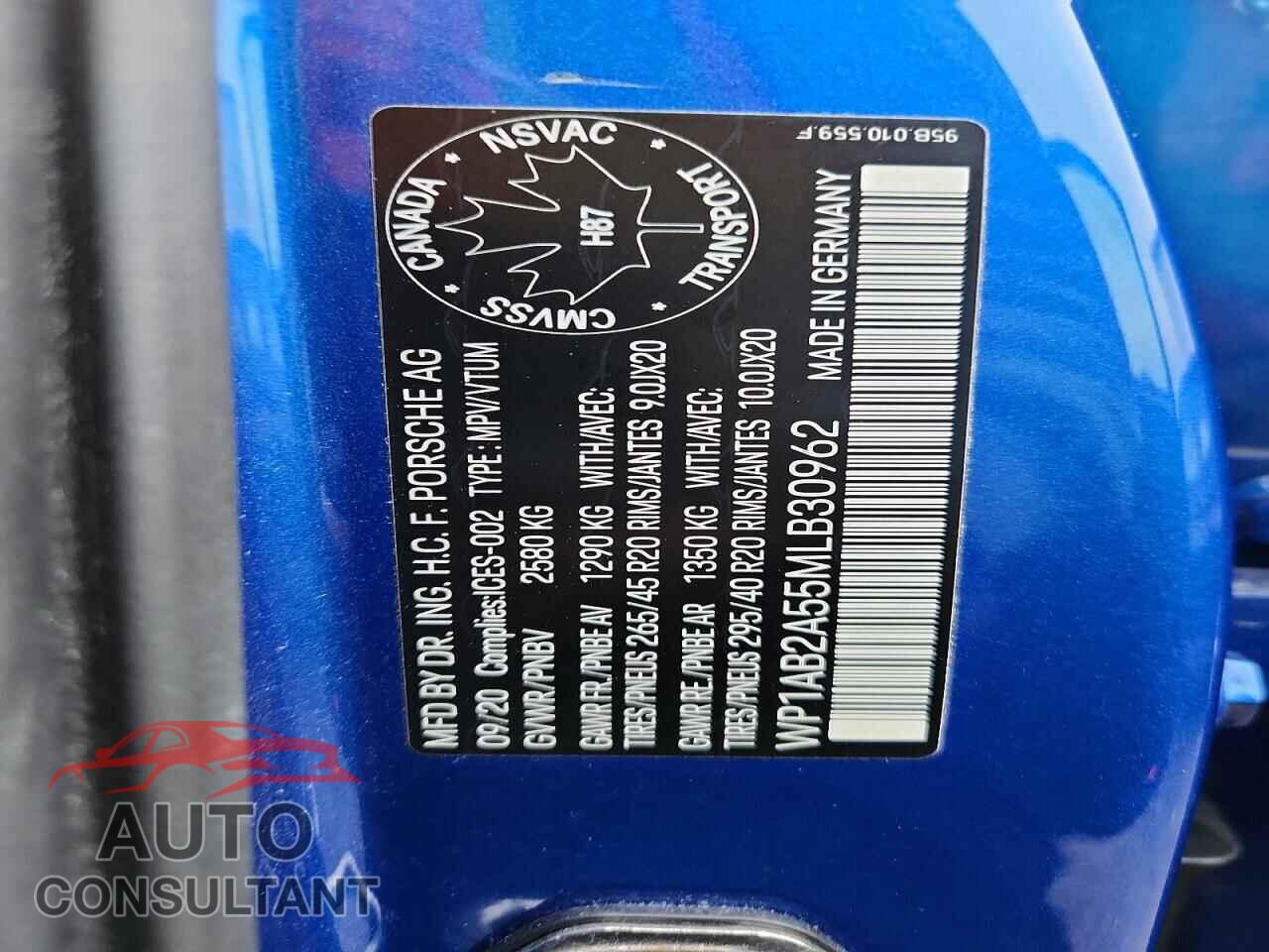 PORSCHE MACAN 2021 - WP1AB2A55MLB30962