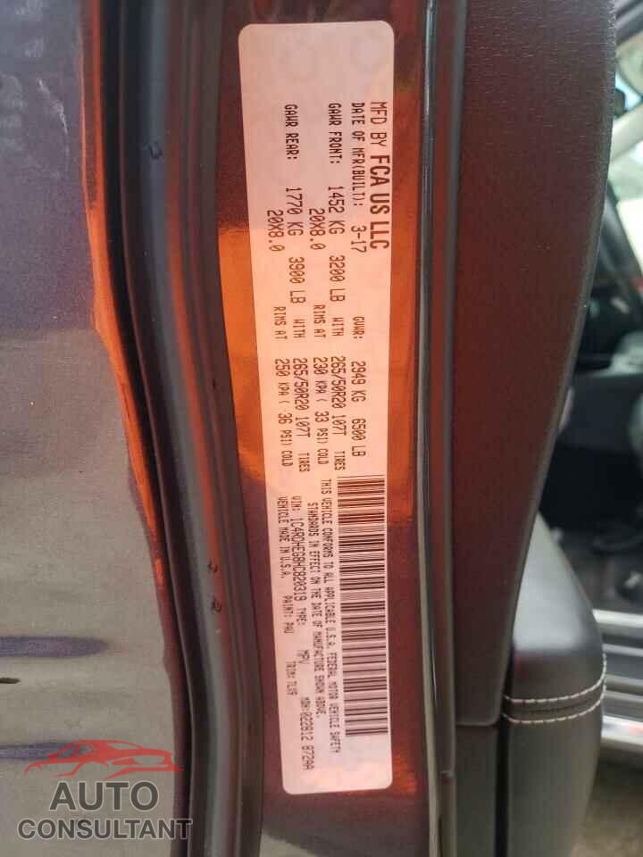DODGE DURANGO 2017 - 1C4RDHEG8HC820319