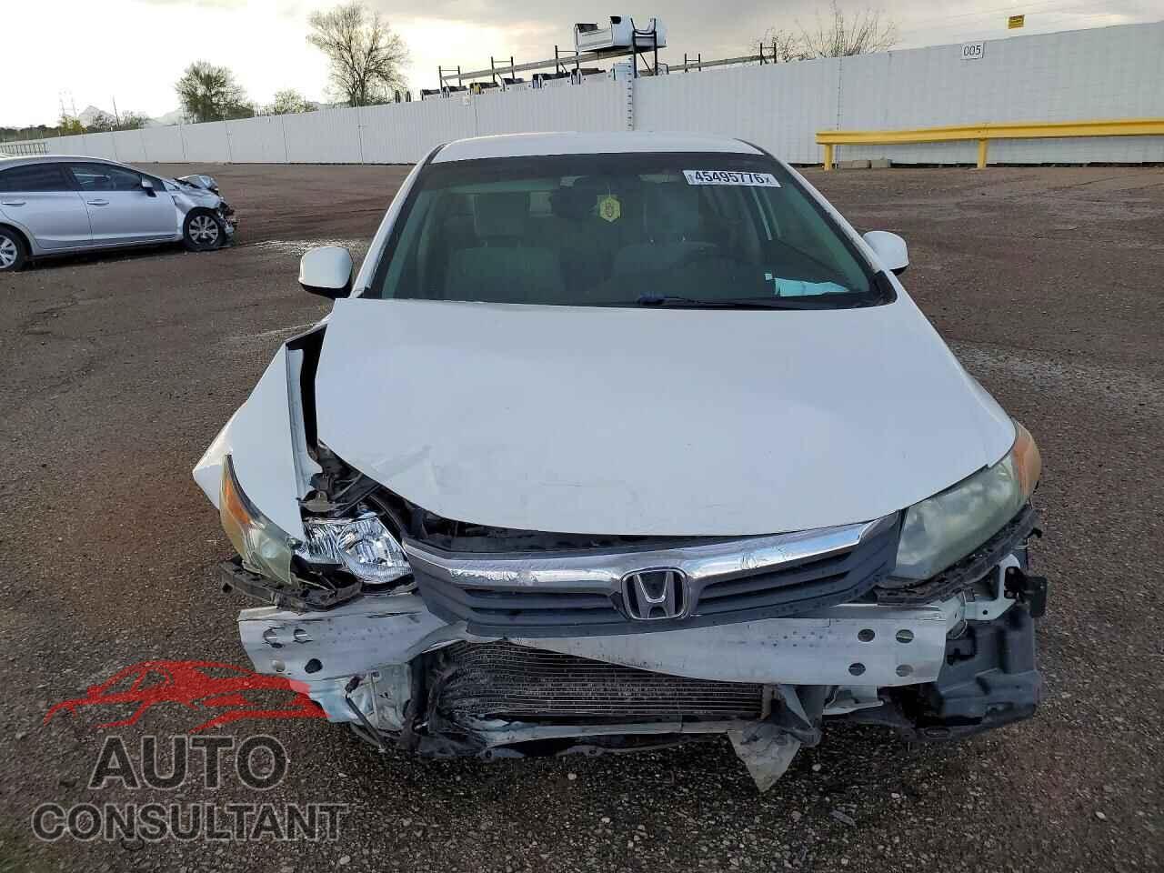 HONDA CIVIC 2012 - 2HGFB2F67CH548848