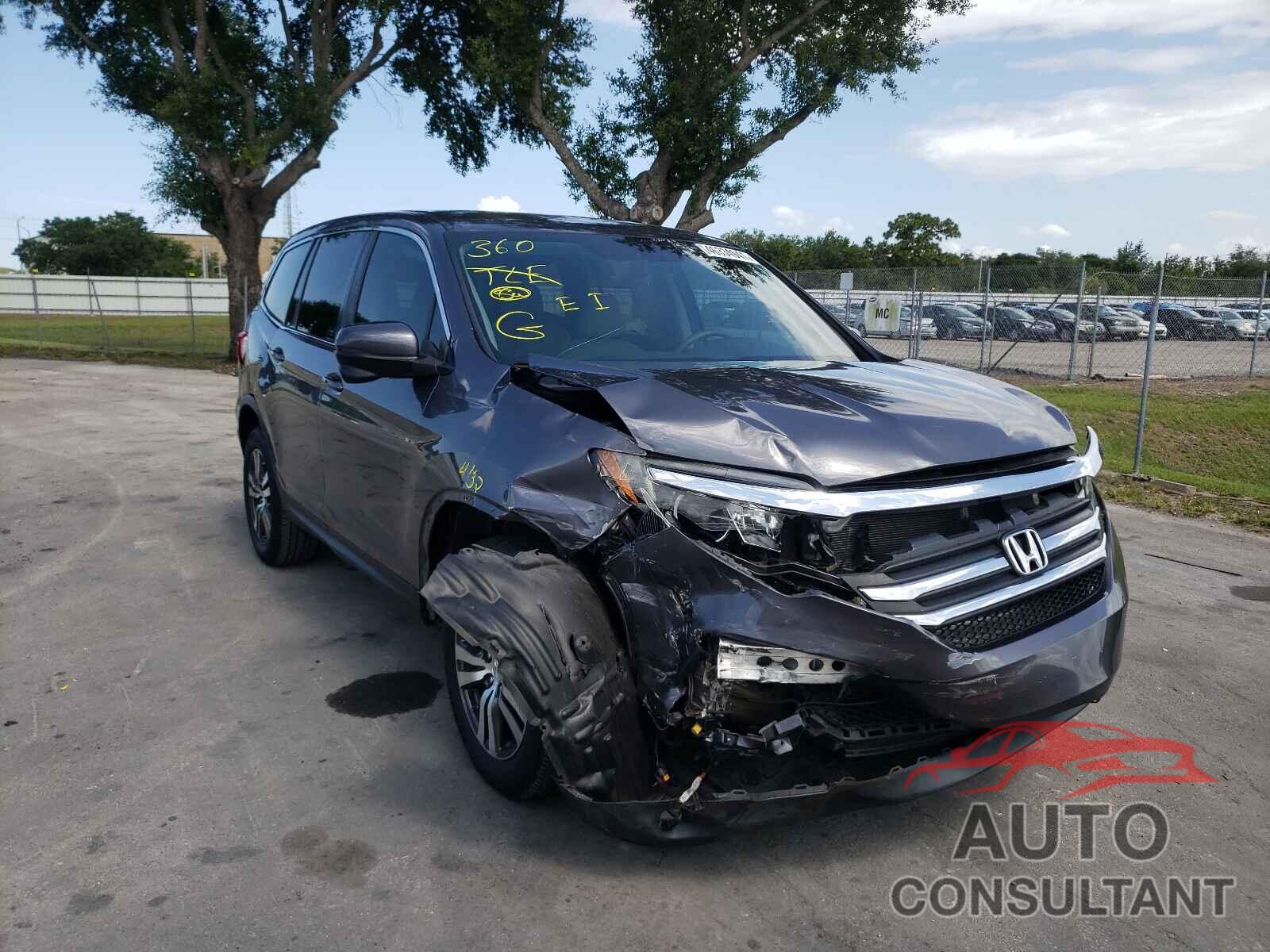 HONDA PILOT 2016 - 5FNYF5H34GB018039