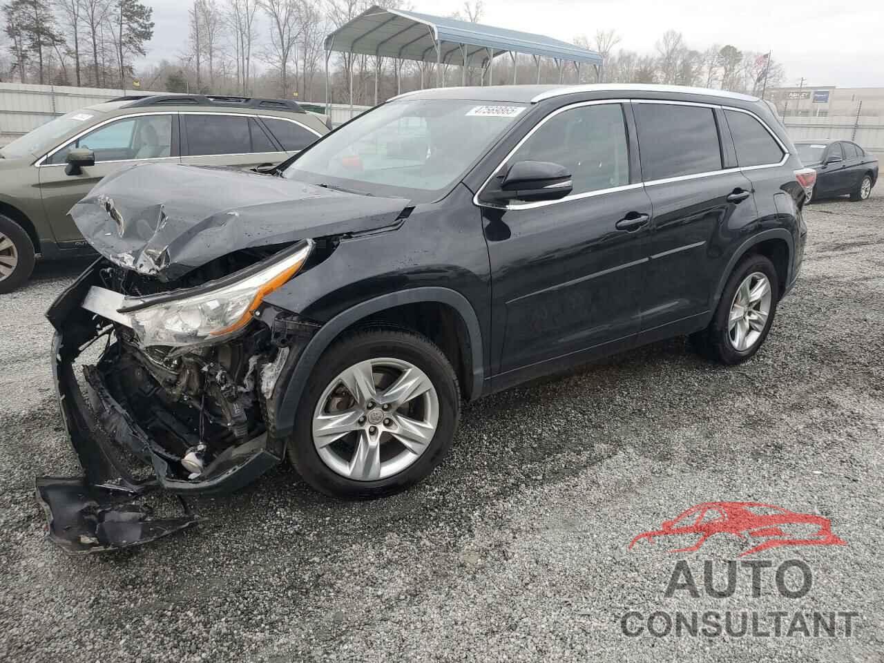TOYOTA HIGHLANDER 2015 - 5TDYKRFH1FS091199