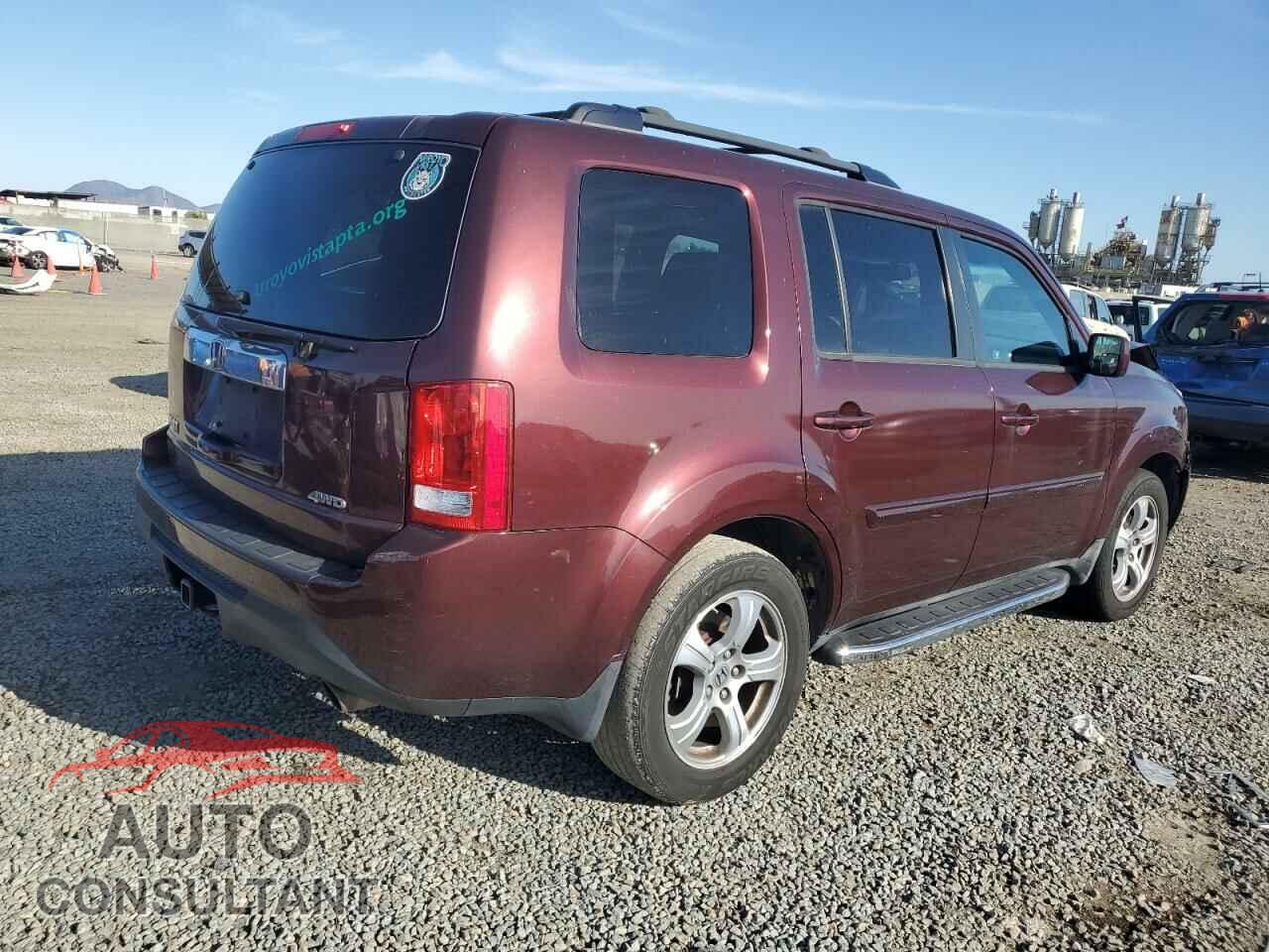 HONDA PILOT 2012 - 5FNYF4H64CB019433