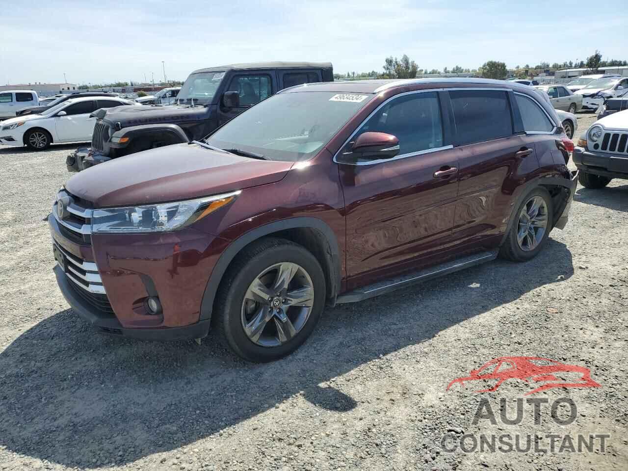 TOYOTA HIGHLANDER 2018 - 5TDDZRFH0JS852713