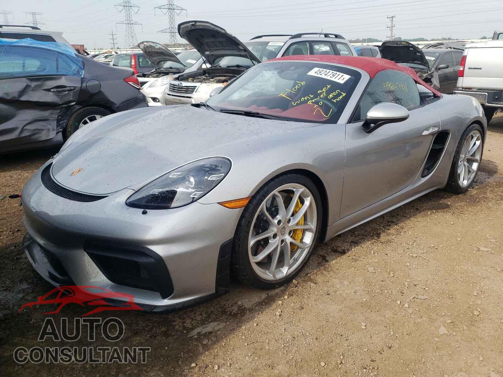PORSCHE BOXSTER 2021 - WP0CC2A84MS240523