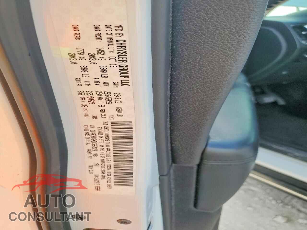 DODGE DURANGO 2013 - 1C4RDHDGXDC597924