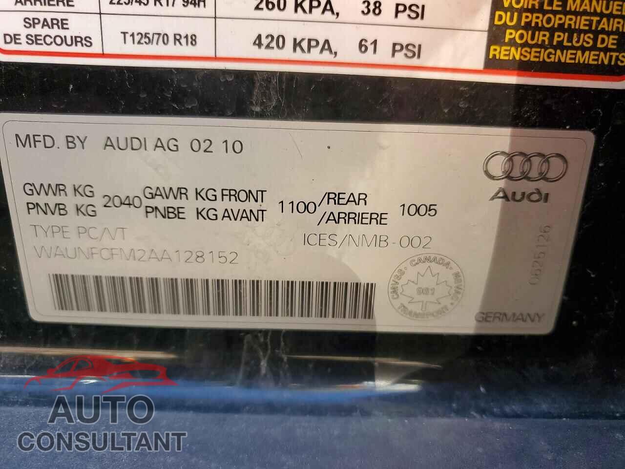 AUDI A3 2010 - WAUNFCFM2AA128152