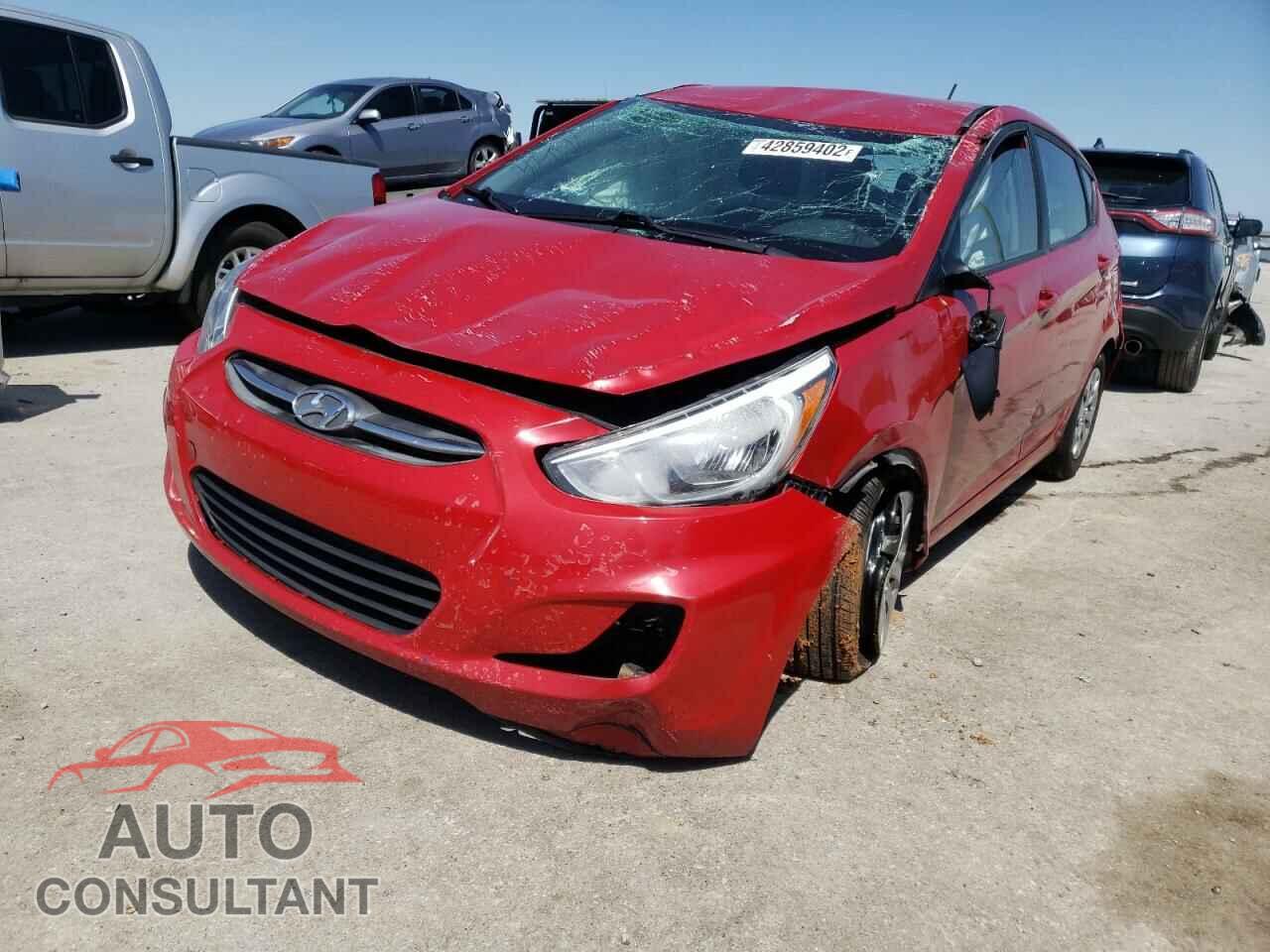 HYUNDAI ACCENT 2017 - KMHCT5AE9HU334619