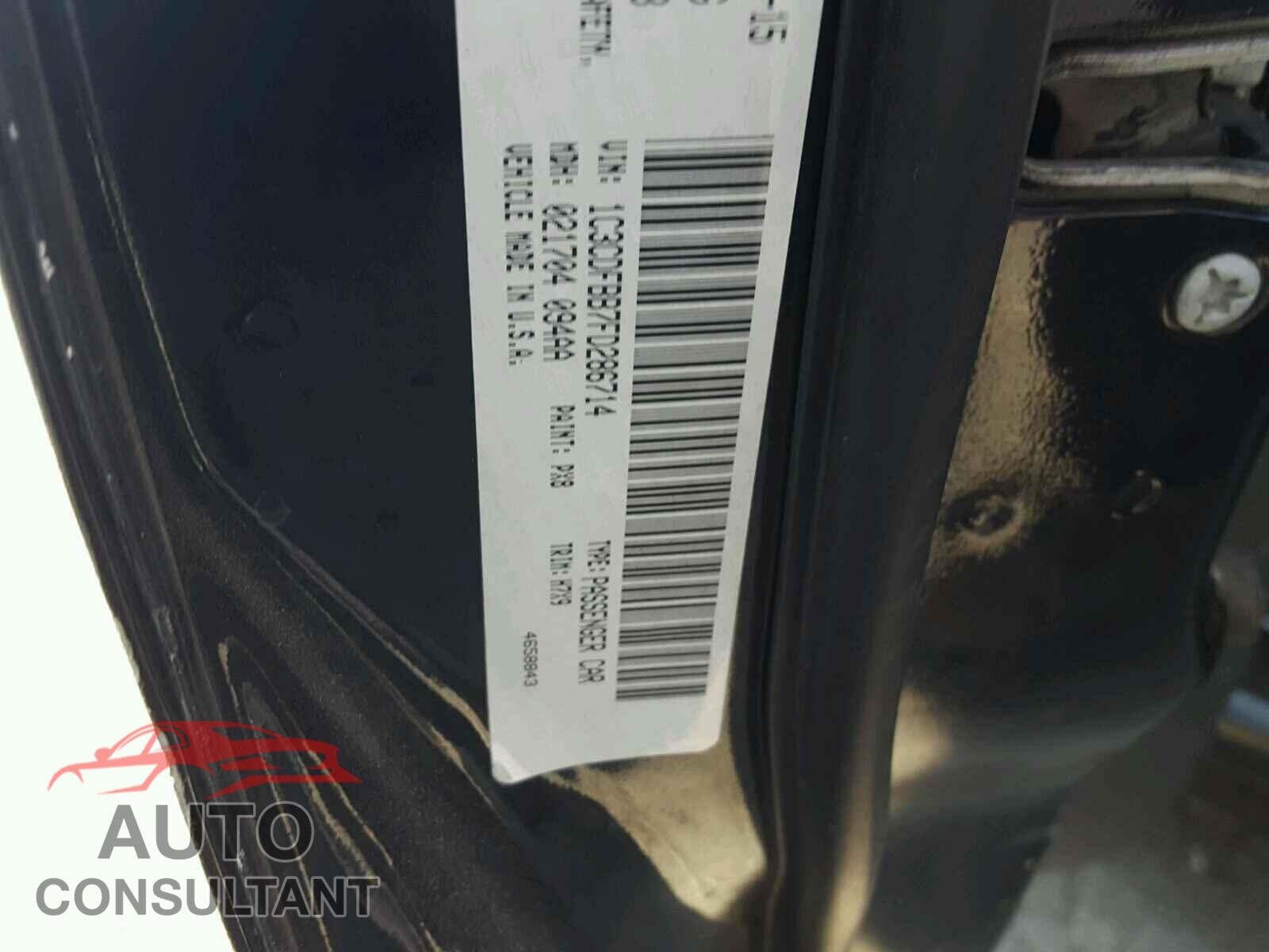 DODGE DART 2015 - 1C3CDFBB7FD286714