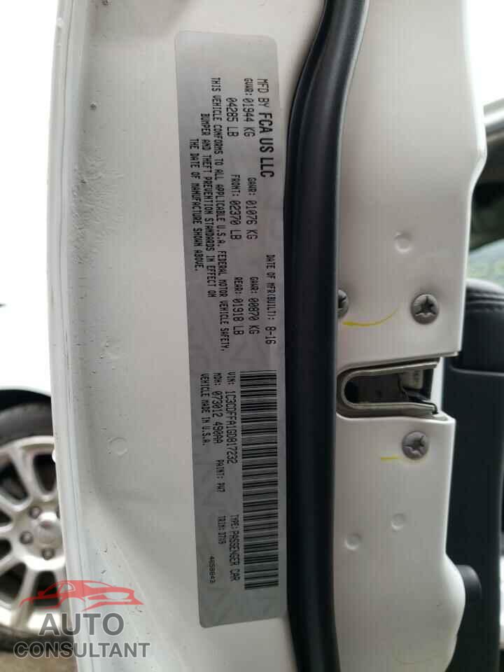 DODGE DART 2016 - 1C3CDFFA1GD817232