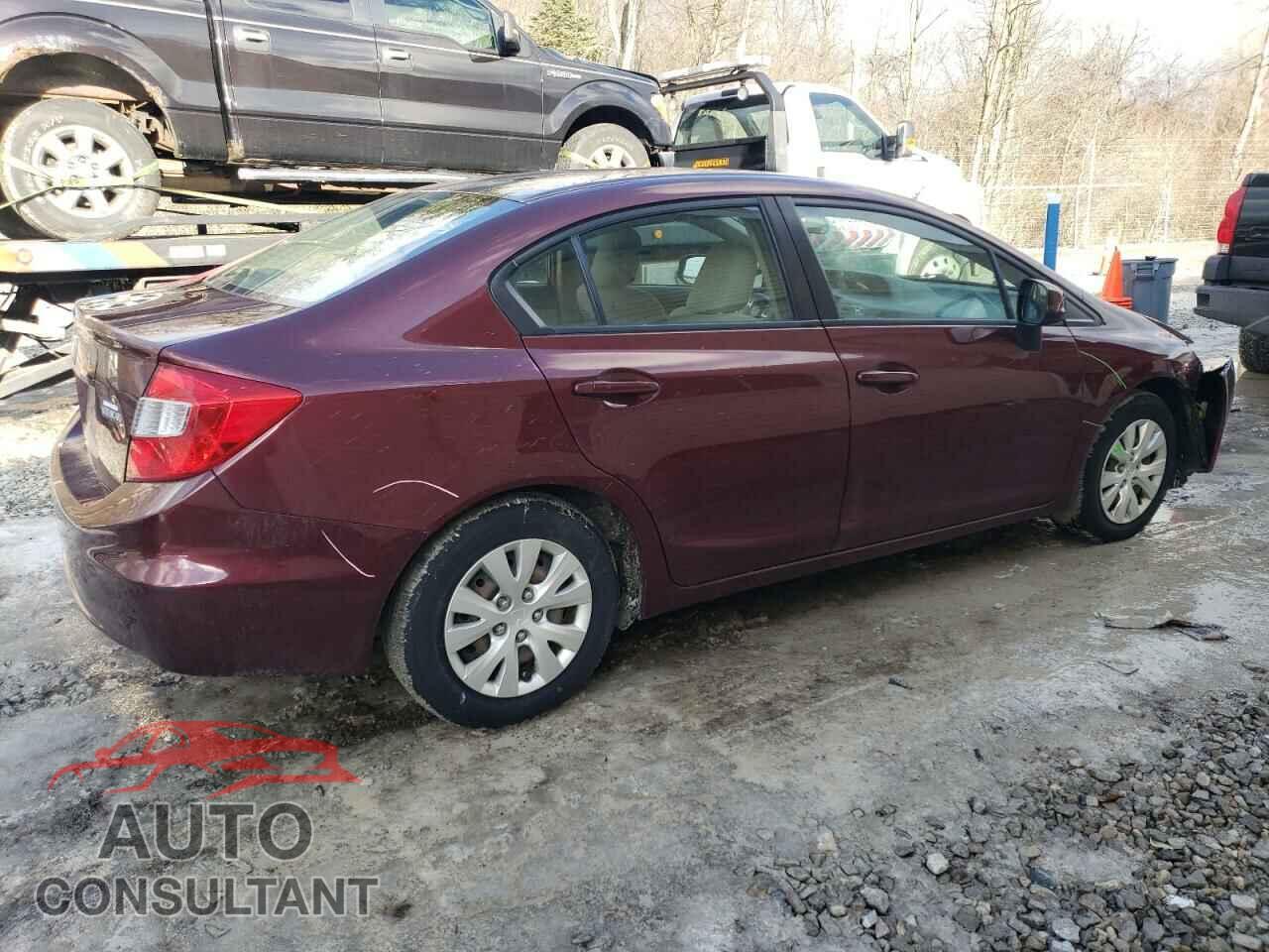 HONDA CIVIC 2012 - 19XFB2F59CE025171